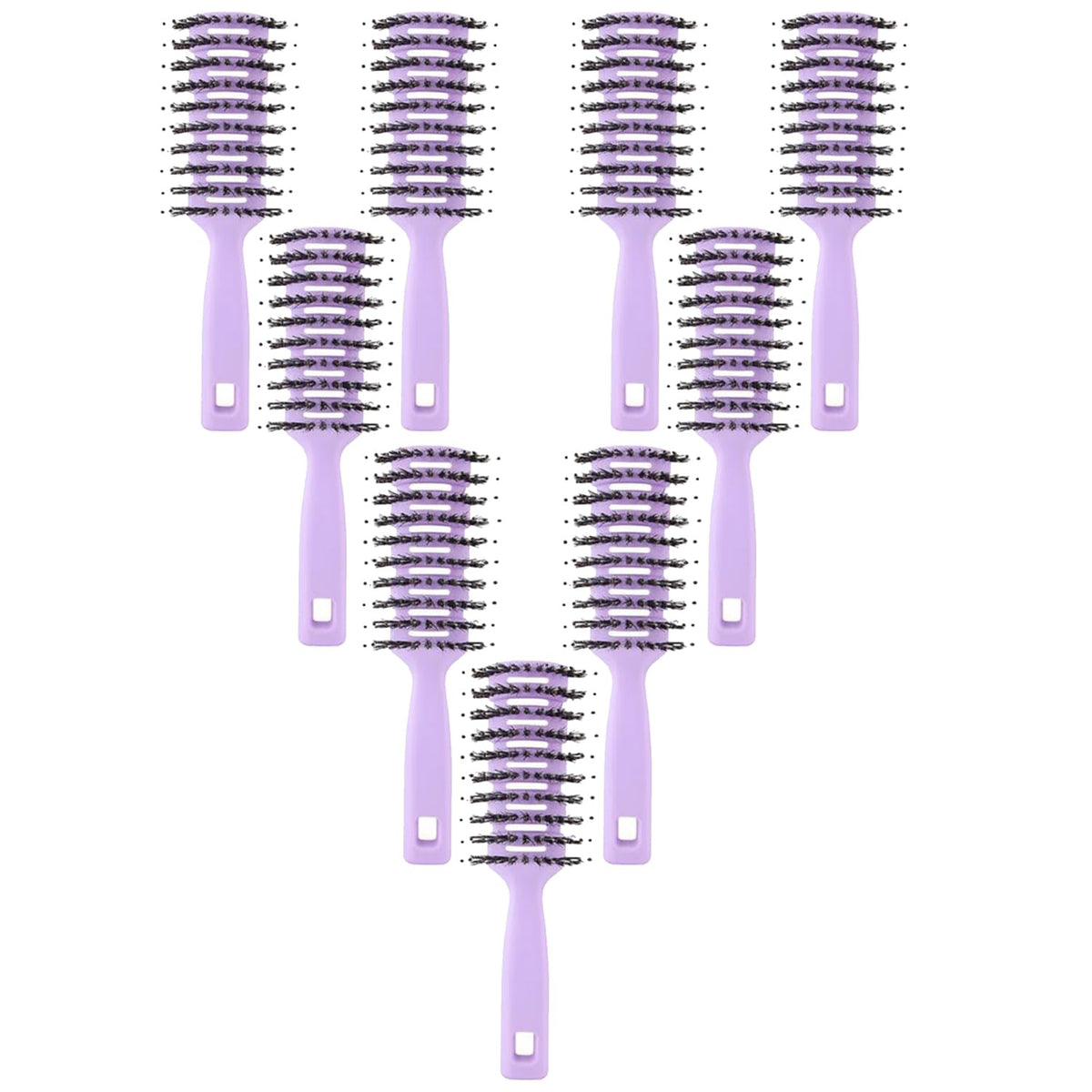 Kuber Industries ergonomic hair brush - Comfortable grip for easy styling