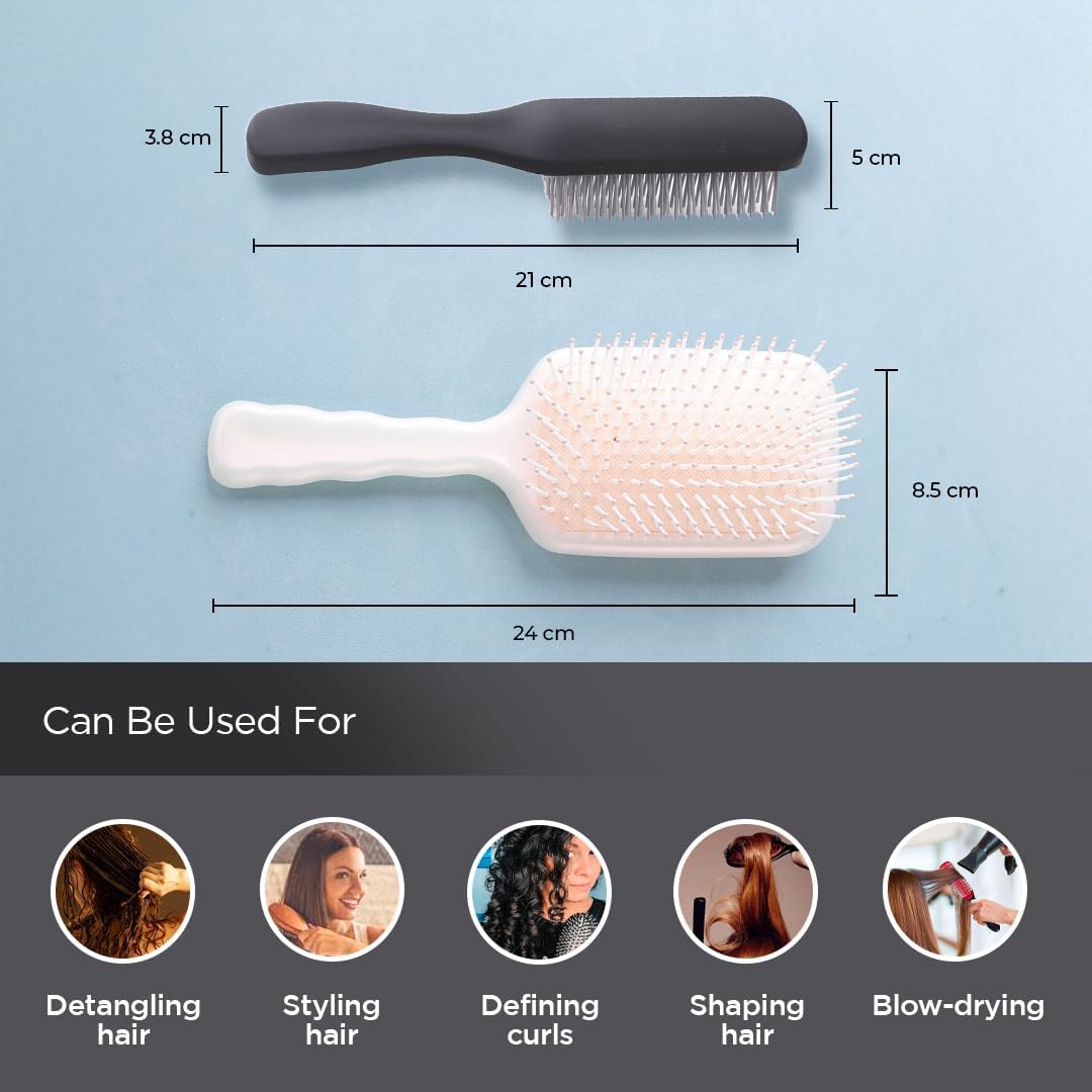 Kuber Industries hair brush - daily grooming for women