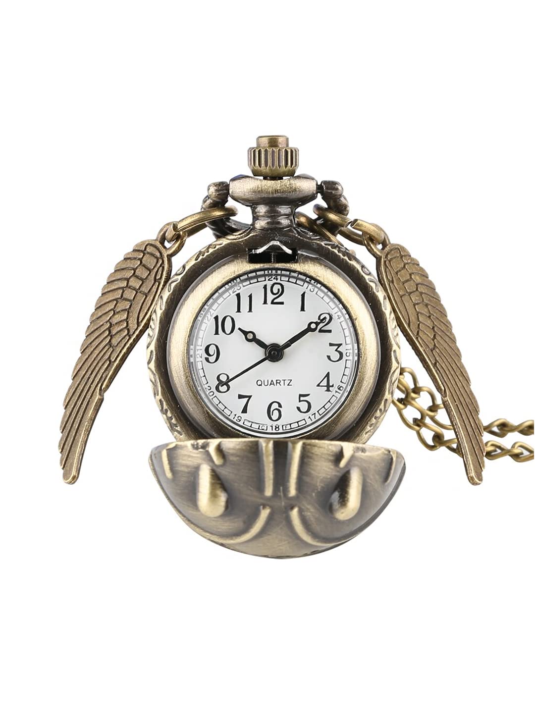 Yellow Chimes Chain Pocket Watch - Unique anniversary gift