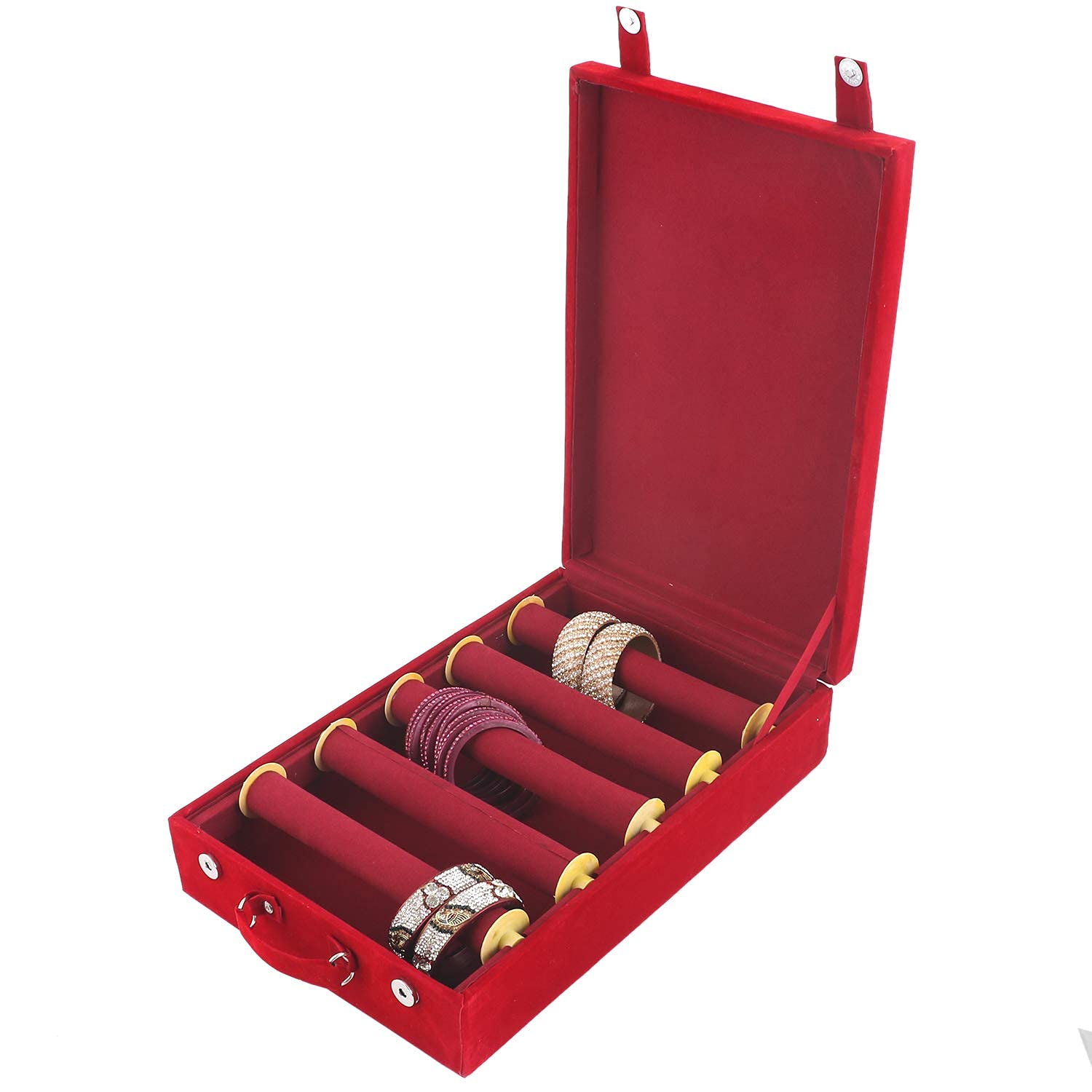 Kuber Storage Solution - Elegant maroon velvet box