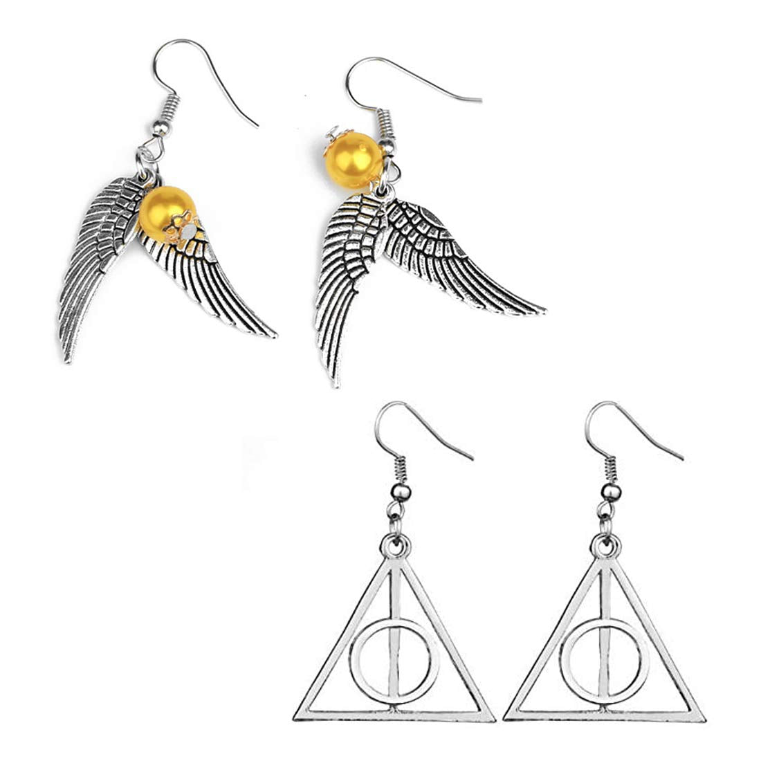 Yellow Chimes Oxidised Earrings - Everyday Jewelry