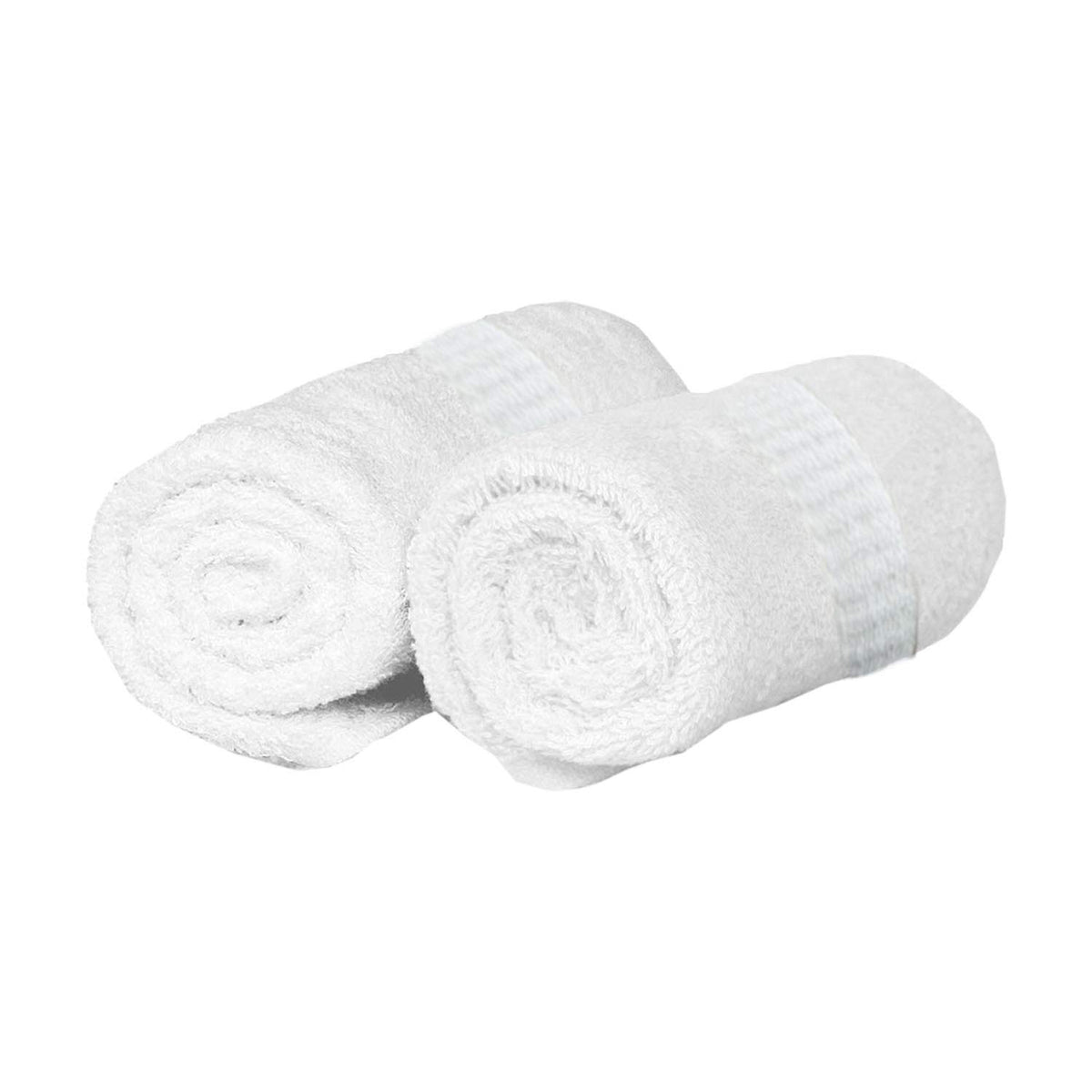 Kuber Industries Cotton 400 GSM 2 Pieces Face Towel Set 14x21 (White) -CTKTC8596