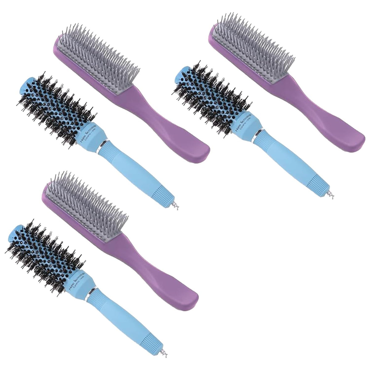 Kuber Industries hair brush pack - multiple hair types solutions