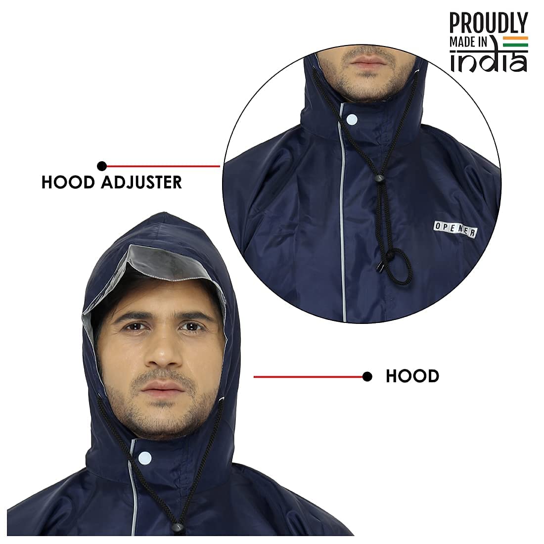 The Clownfish Rain Coat for Men Waterproof Raincoat with Pants