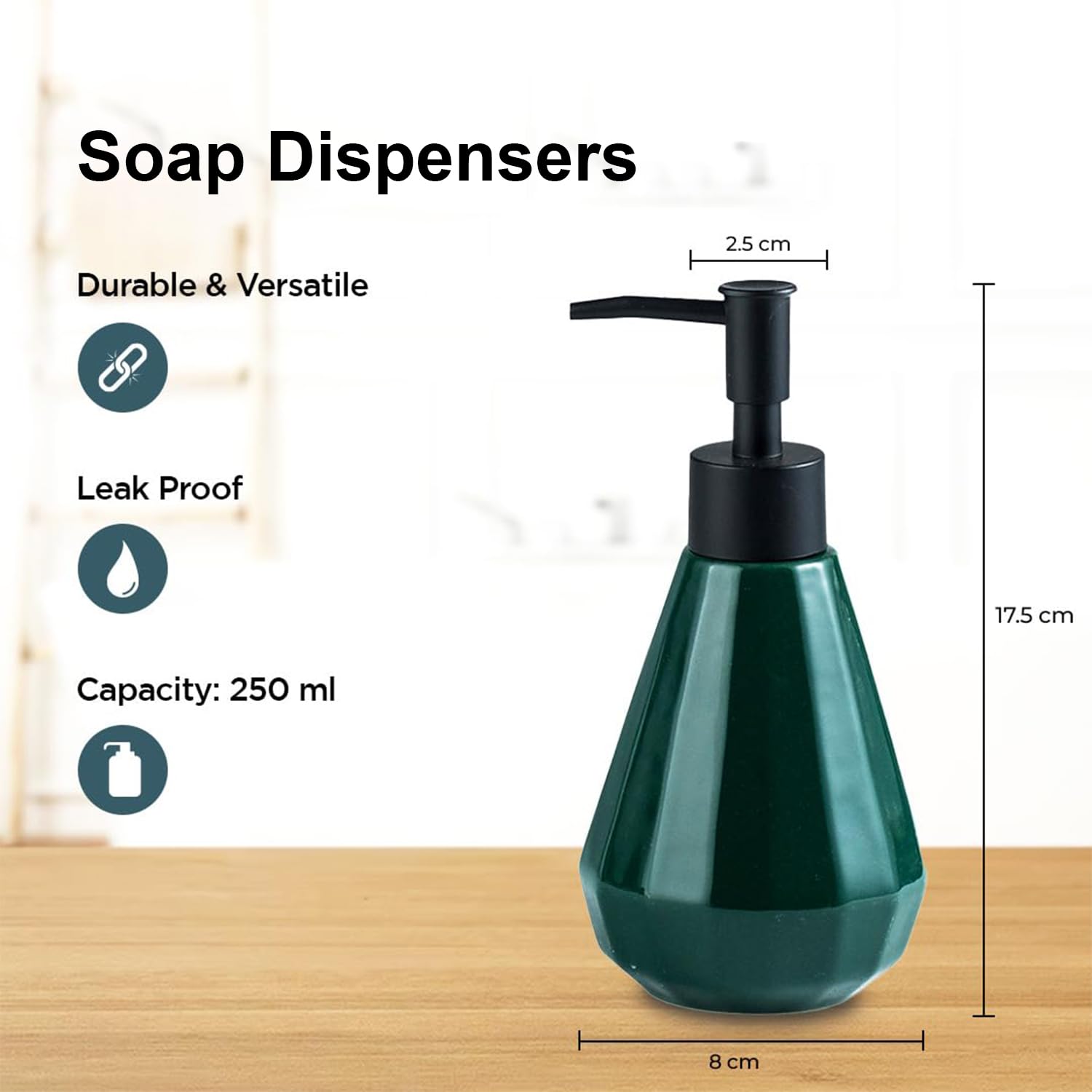 Kuber Liquid Soap Dispenser - Kitchen Use