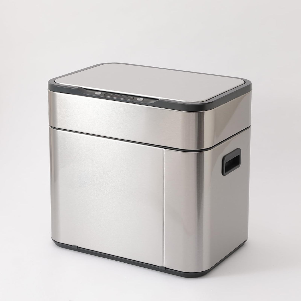 UMAI (9L+9L Dustbin For Kitchen | Dustbin For Bathroom | 37cm Automatic Smart Sensor Dustbin For Bedroom | Steel Dustbin With Lid | Hands Free Access | Dustbin For Office | Garbage Bin - Silver