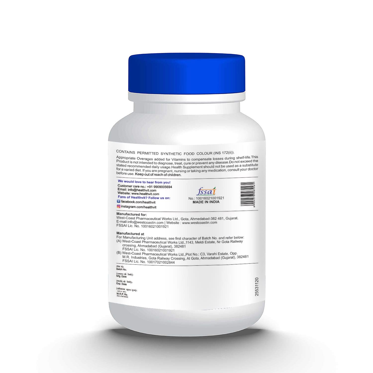 Healthvit Eyevitan - Supports vision during long work hours