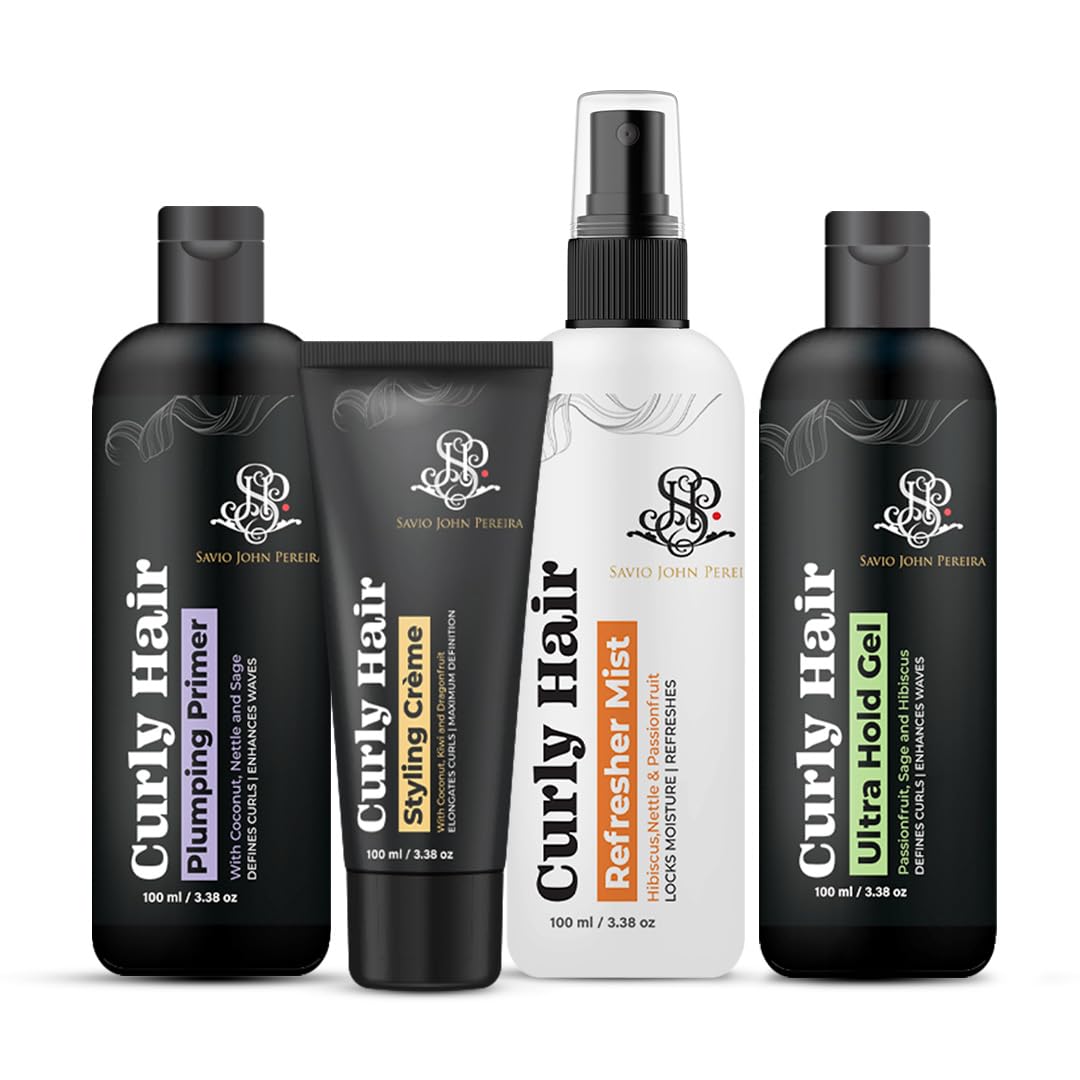 SJP Complete Hair Care Set - Ideal for curly hair enthusiasts
