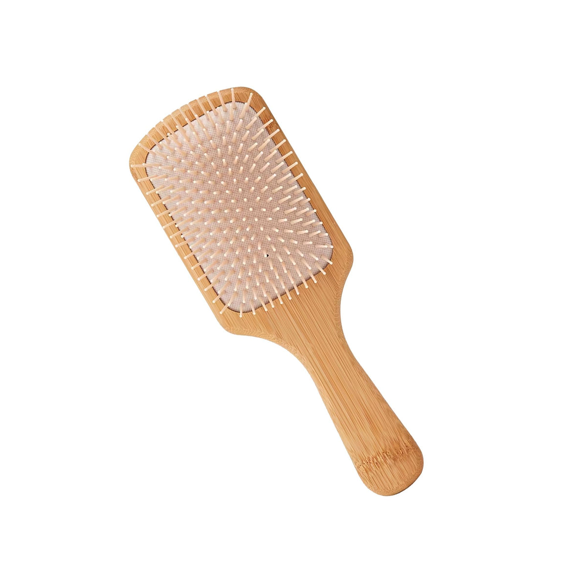 Anko Bamboo Paddle Hair Brush| Cushioned Hair Brush With Pin Hole For All Hair Types - For Women, Men, Thick, Curly, Wavy, Long, Short, Wet And Dry Hair |24.5cm (H) x 8.5cm (W) x 3cm (D).