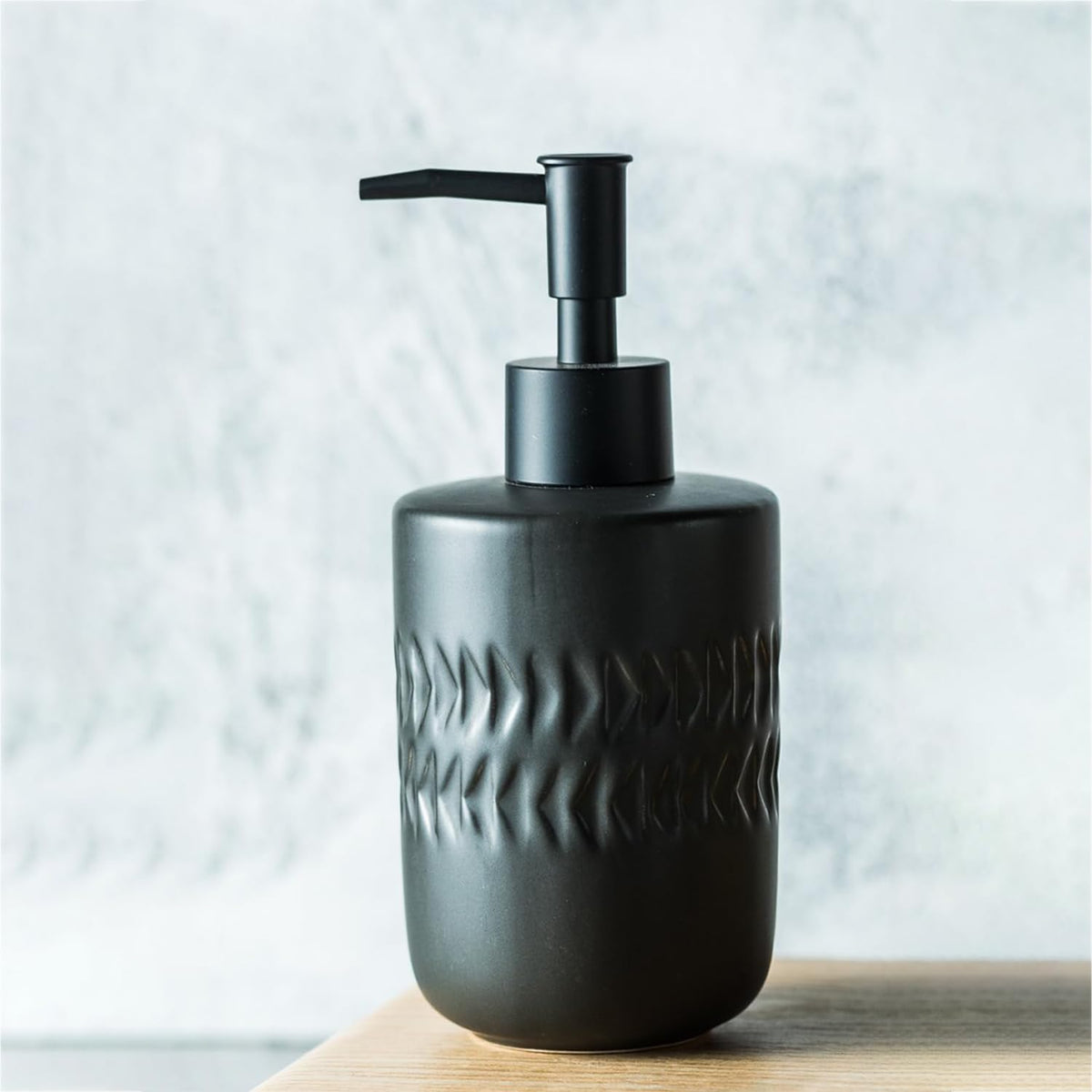 Homestic Liquid Soap Dispenser | Handwash Soap Dispenser | Soap Dispenser for Wash Basin | Shampoo Dispenser Bottle | Bathroom Dispenser Bottle | 250 ML | Black