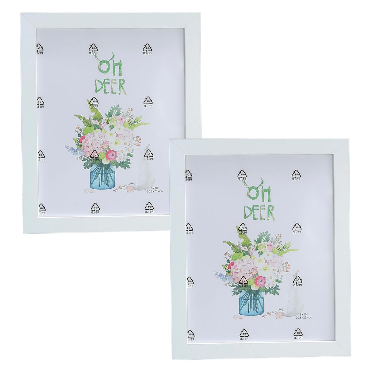 Kuber Industries Photo Frame For Home D?cor|Use Horizontal & Vertical|Crystal Clear Glass|Perfect For Home, Office And Shop "11.6x16.7CM"-Pack of 6 (Brown)