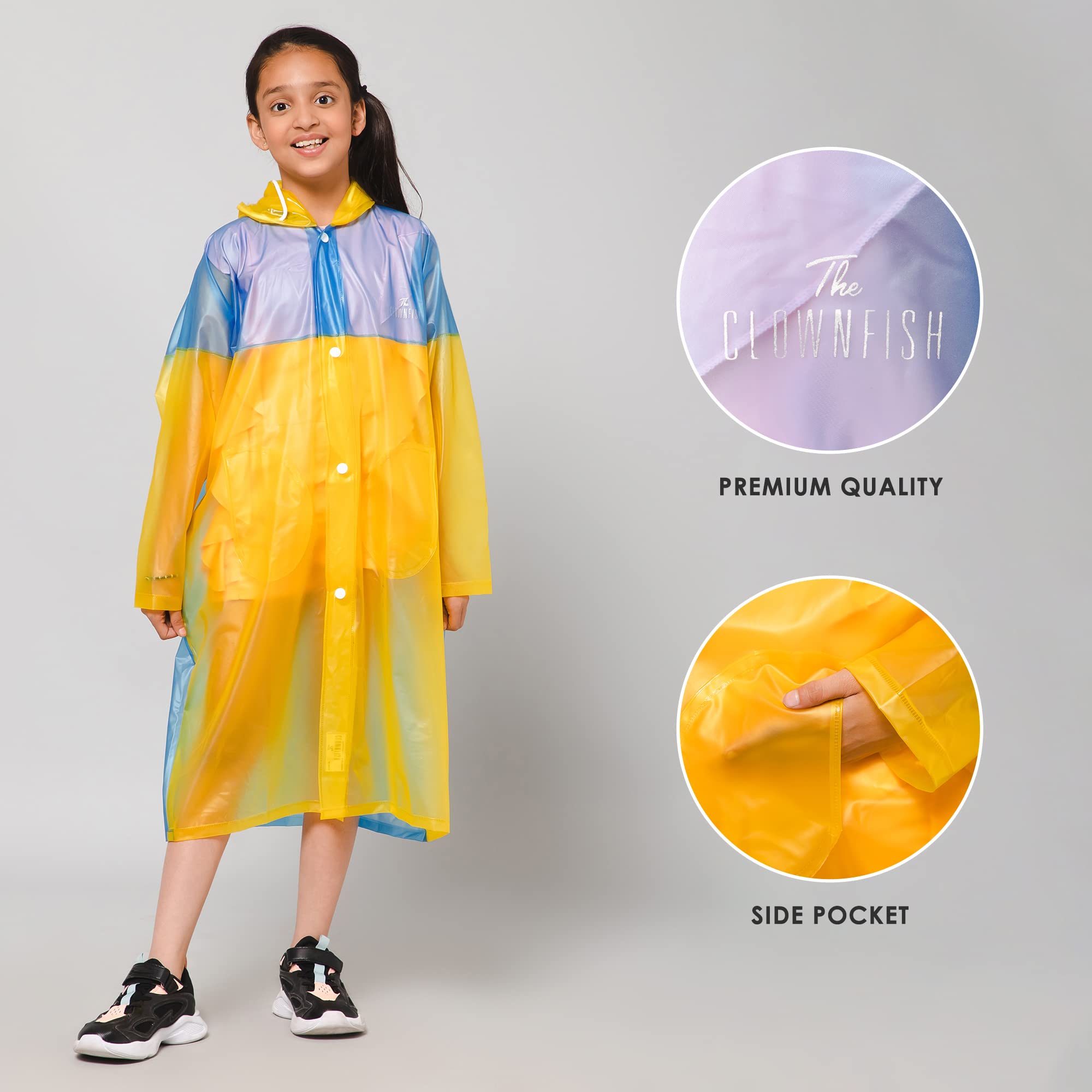 Clownfish Puddle Jumper - Kids rainwear for fishing trips