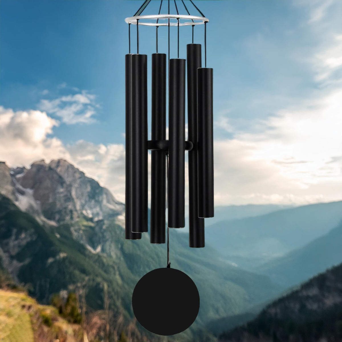 Ekhasa Positive Energy 30 INCH Big Aluminium Wind Chimes for Home, Balcony, Outdoor, Garden Decoration | Windchimes Bells for Vastu, Feng Shui, Serene Music Sound Vibes | Deep Tone Windchime for Gift