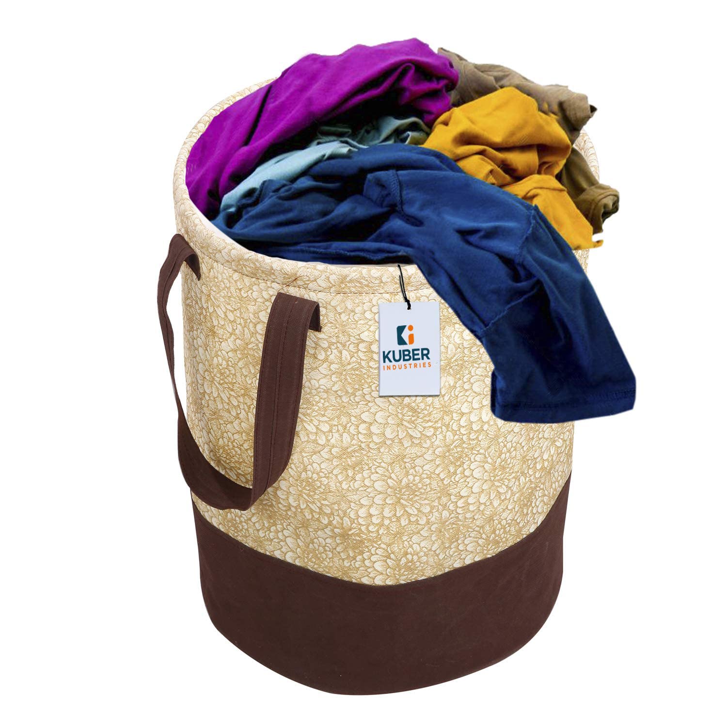 Kuber Industries waterproof canvas bag - laundry organization