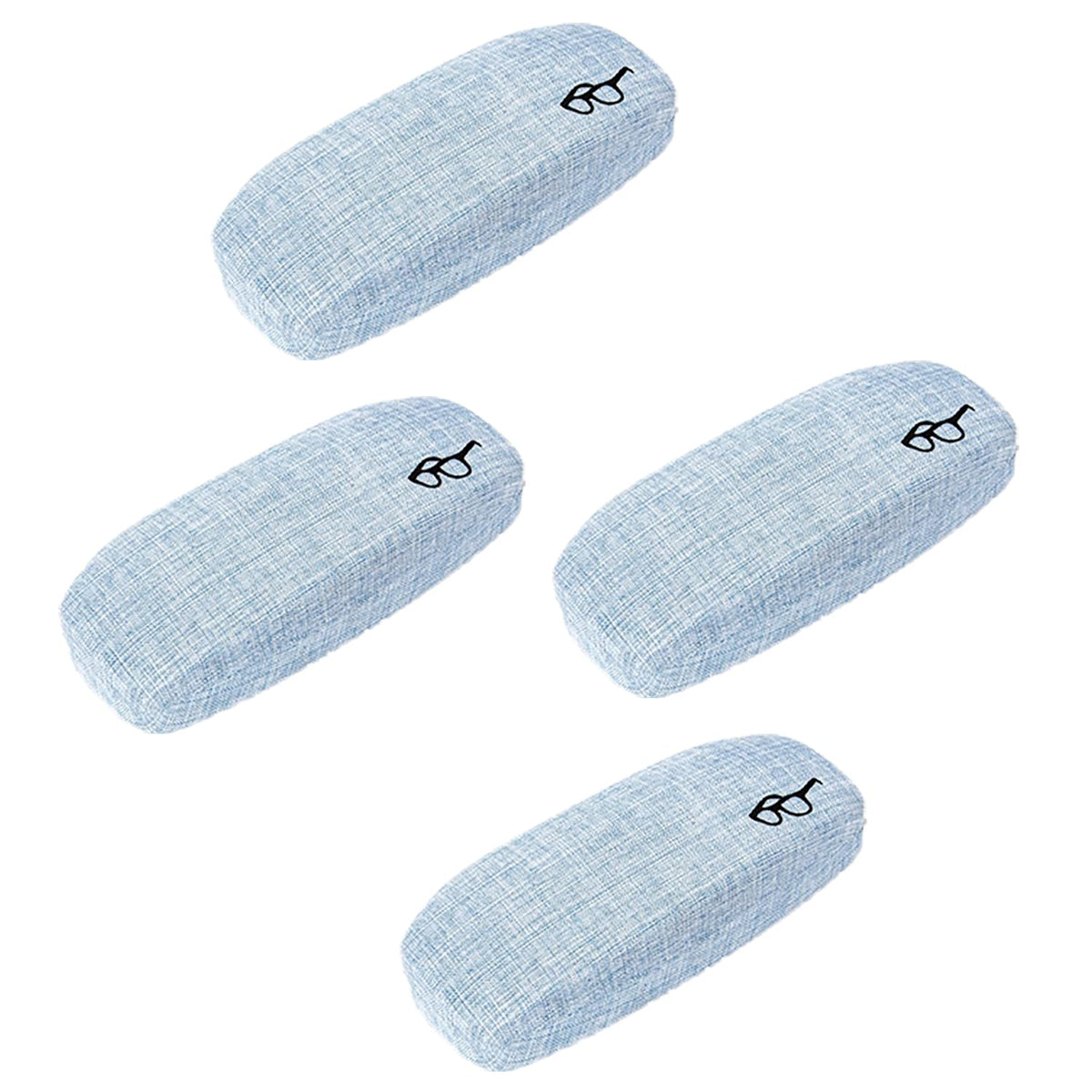 Kuber Industries Sunglass Case|Goggles Organizer Box For Men, Women|Durable Shades Organizer (Blue) (Pack Of 4)