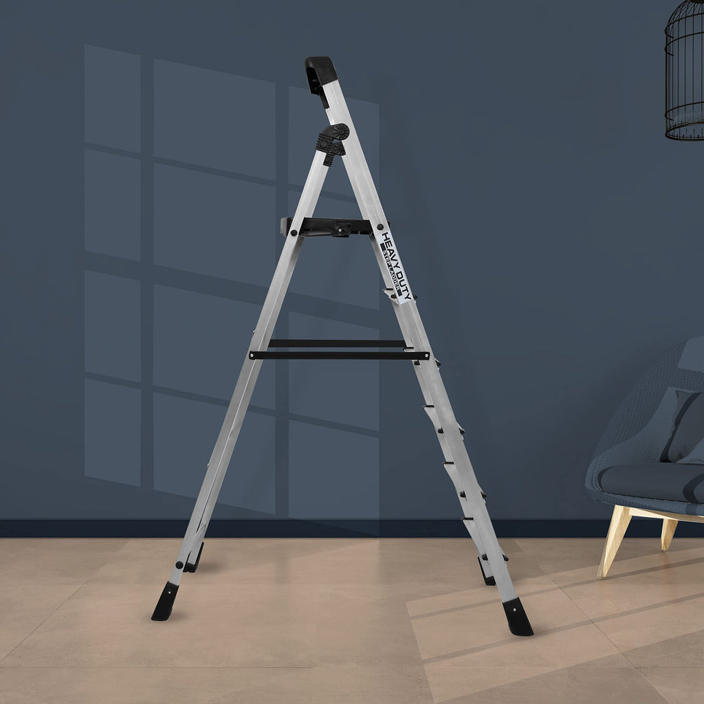 Thor Rw24 Ladder Plantex Thor Aluminium Step Folding Ladder 6 Step for Home with ...