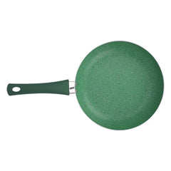 USHA SHRIRAM (24cm Emerald Non Stick Fry Pan | Saute Pan Gas Cookware | Big Fry Pan with Handle | Minimal Oil Cooking |Non Stick Frying Pan Nonstick |Egg Fish Fry Pan (Green)