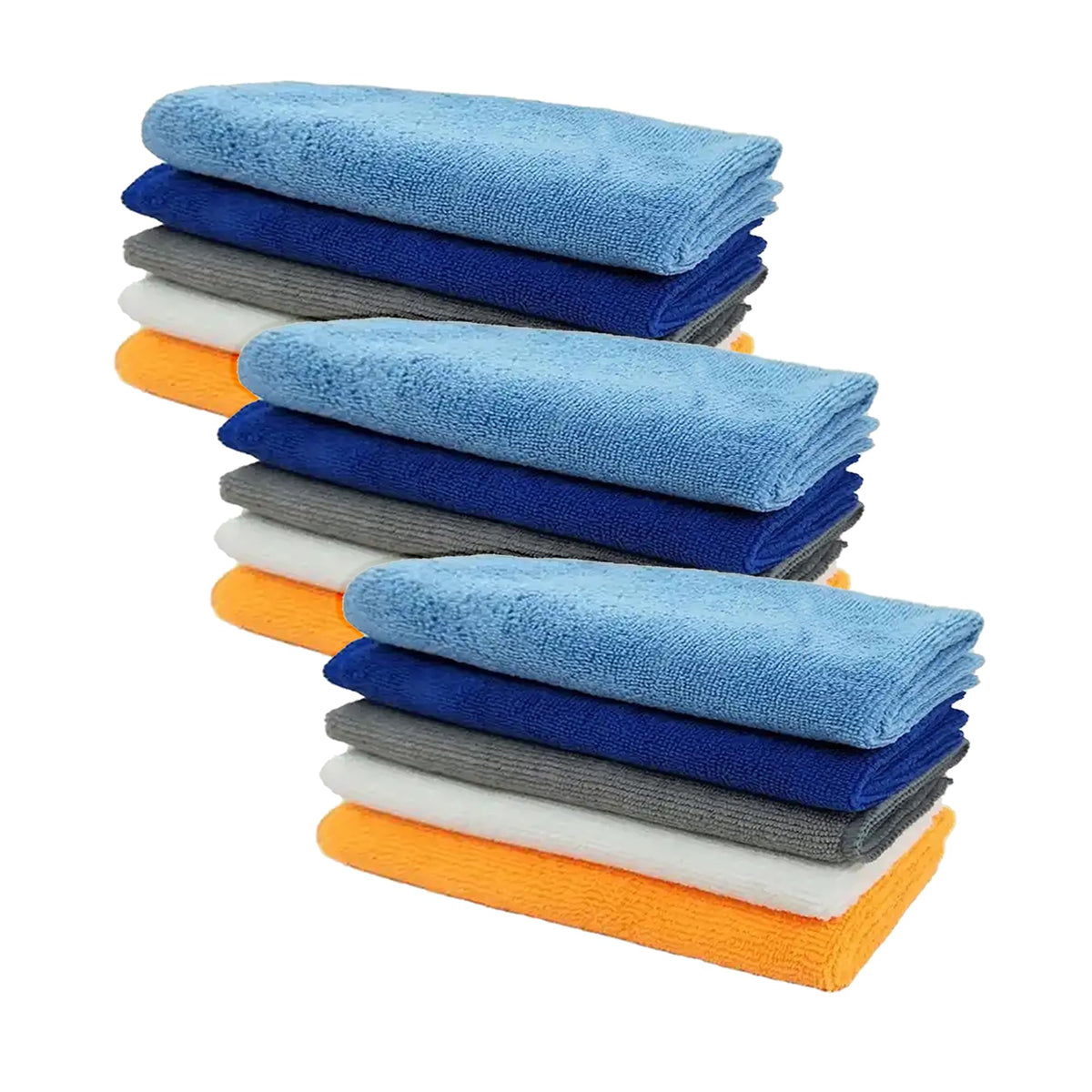 Kuber Industries Multi Utility Microfiber Duster for Home Cleaning|Superabsorbent Microfiber Cloth for Laptop Cleaning, Car Cleaning & Other Needs|Pack of 5|Multicolor