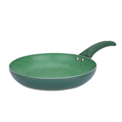 USHA SHRIRAM (24cm Emerald Non Stick Fry Pan | Saute Pan Gas Cookware | Big Fry Pan with Handle | Minimal Oil Cooking |Non Stick Frying Pan Nonstick |Egg Fish Fry Pan (Green)