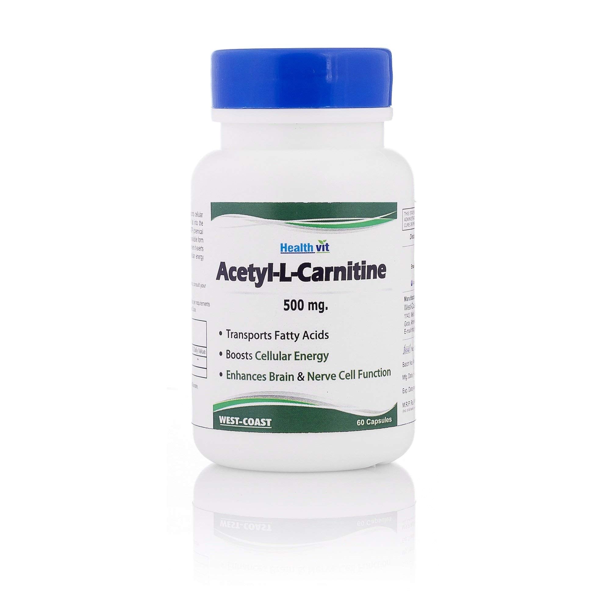 Healthvit Acetyl L-Carnitine - Convenient travel supplement