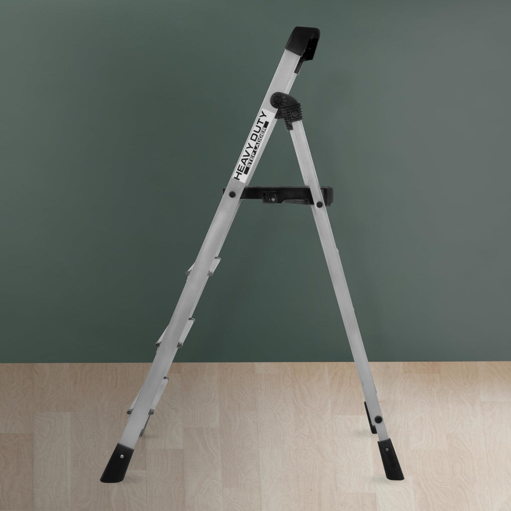 Plantex Thor Aluminium Step Folding Ladder 4 Step for Home with ...