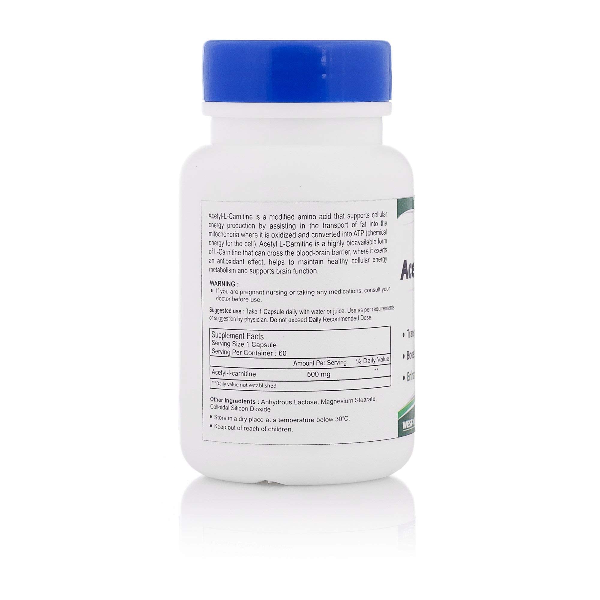 Healthvit Acetyl L-Carnitine - Fitness enhancement capsules