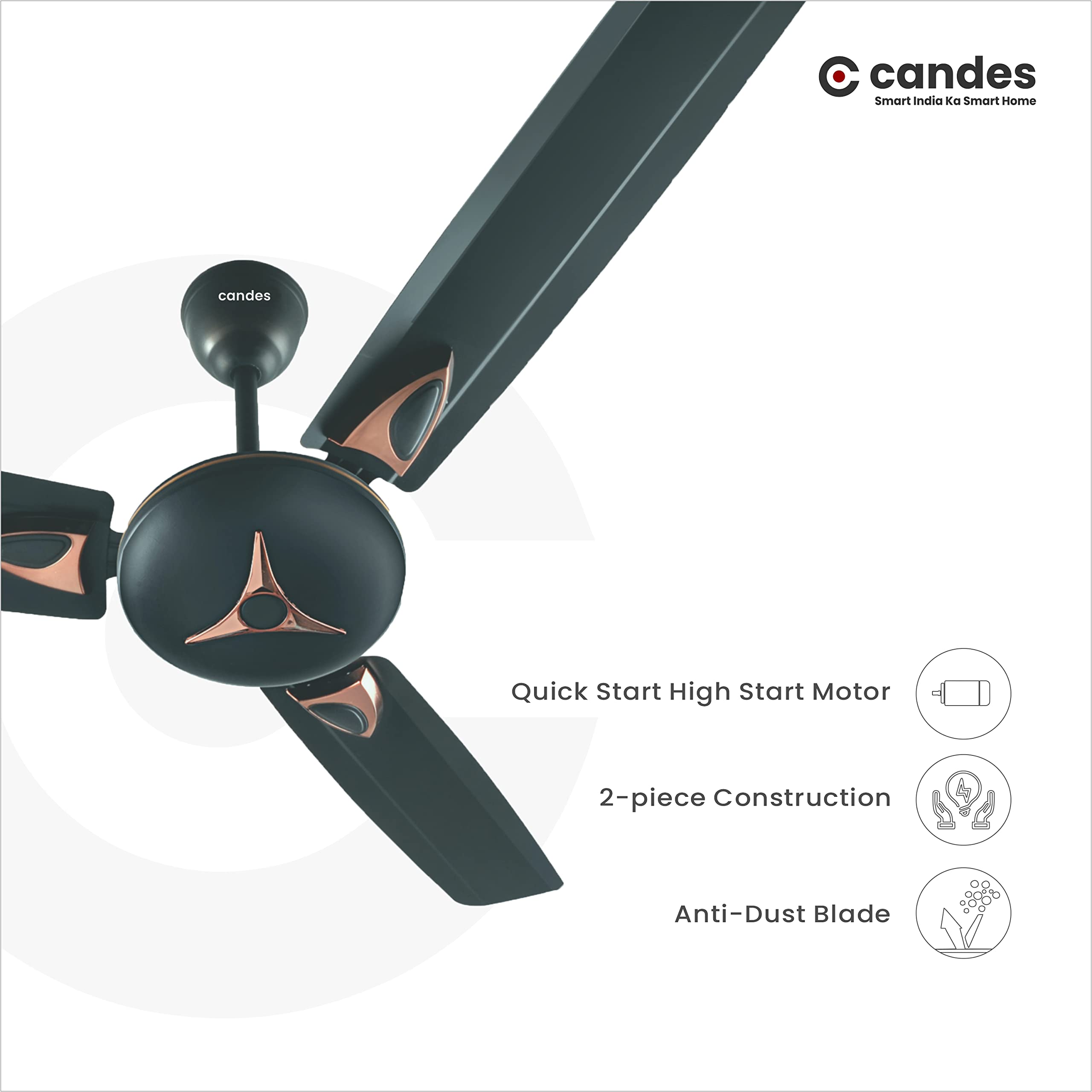 Candes ceiling fan - energy efficient interior design