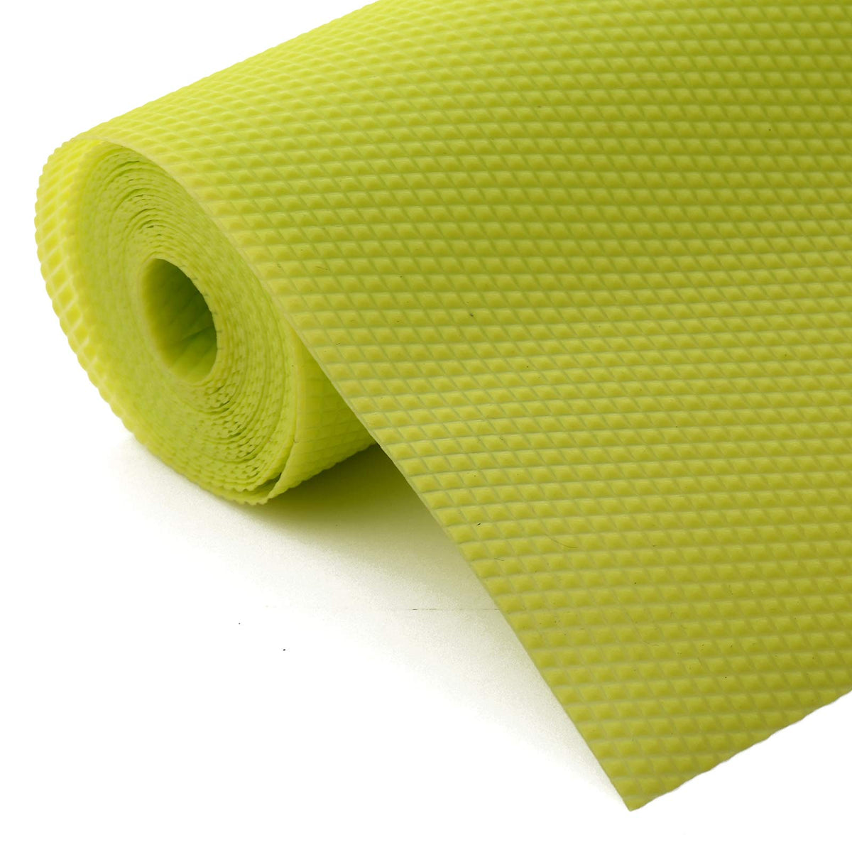 Kuber Industries Multipurpose Diamond Textured Super Strong Anti-Slip Mat Liner,Size 45X150 Cm (1.50 Meter Roll, Green) - CTKTC45453