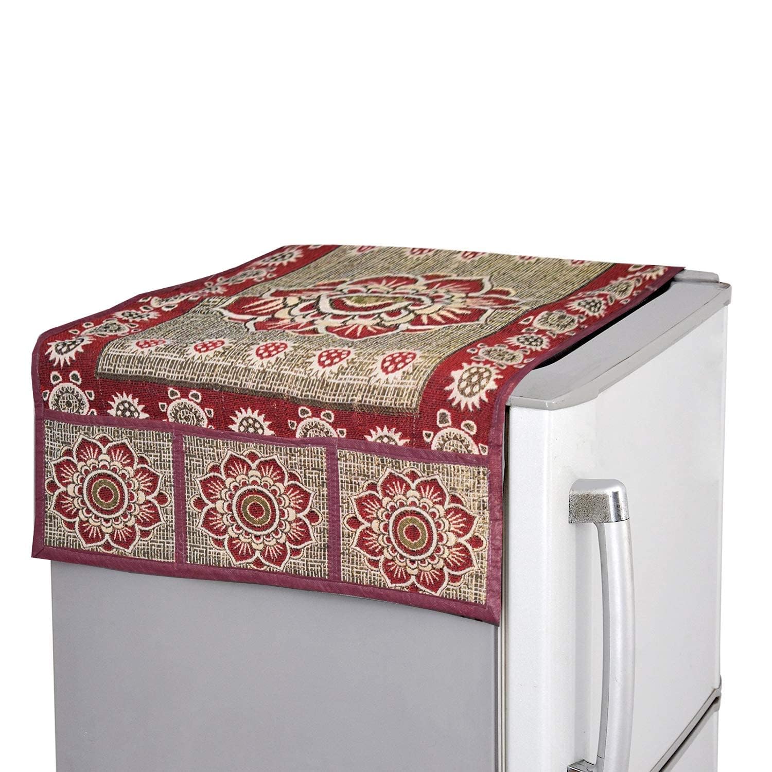 Kuber Industries fridge cover - Protects against dust and scratches