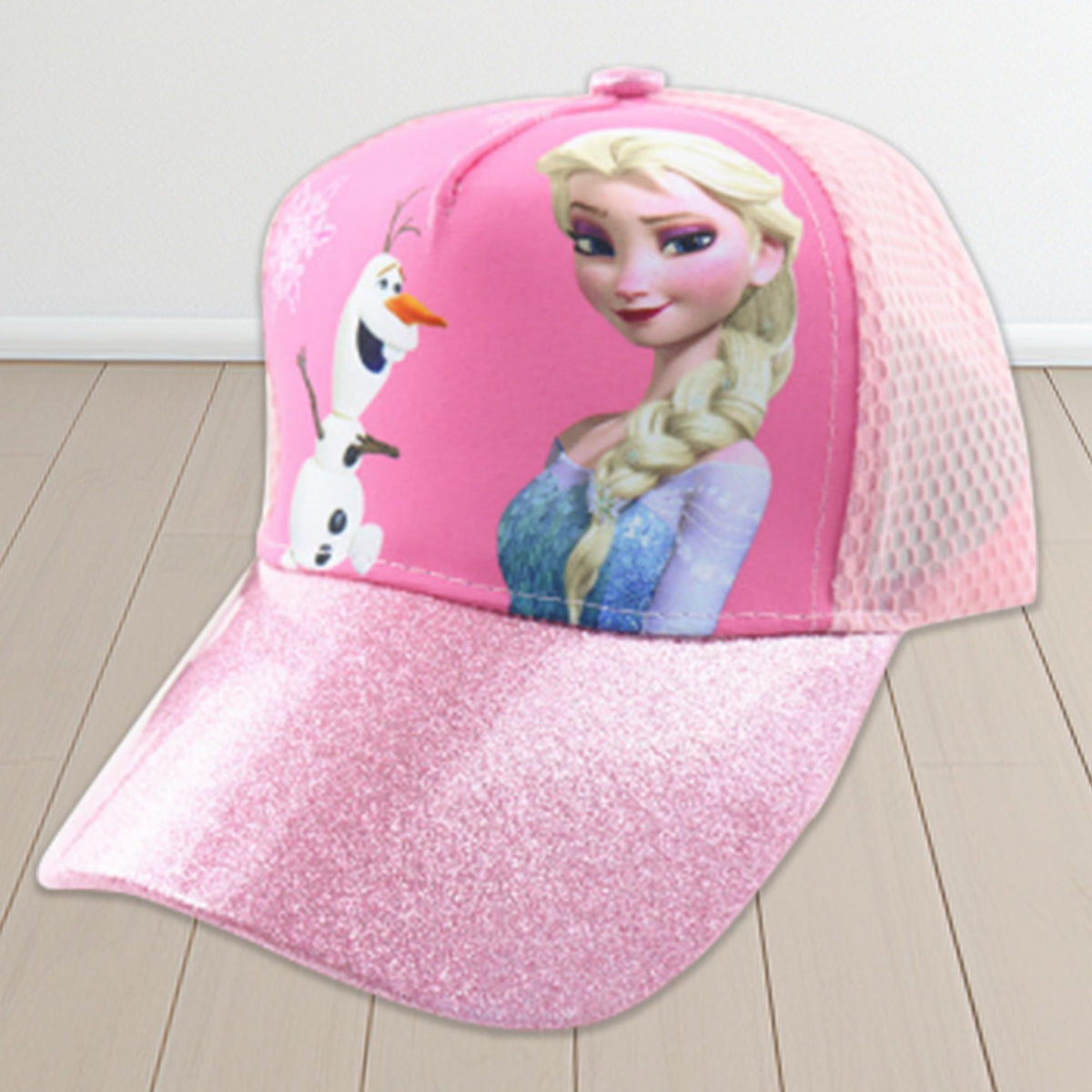 Homestic Princess Cap | Adjustable Cap for Boys and Girls | Cartoon Character Printed Little Cap for Kids | Cap for 7-12 Year Old Baby Girls and Boys |T206221-A | Pink