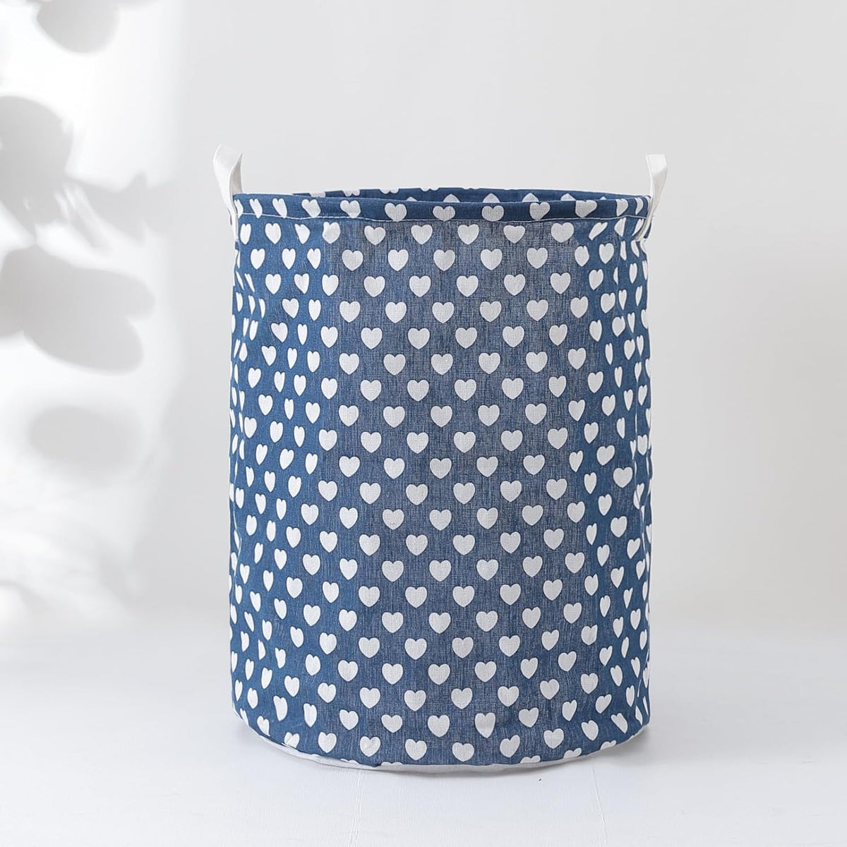 Kuber Industries Laundry Basket For Clothes|Foldable Laundry Hamper|Basket For Toys, Dirty clothes, Storage "45 LTR"-Pack of 3 (Blue)