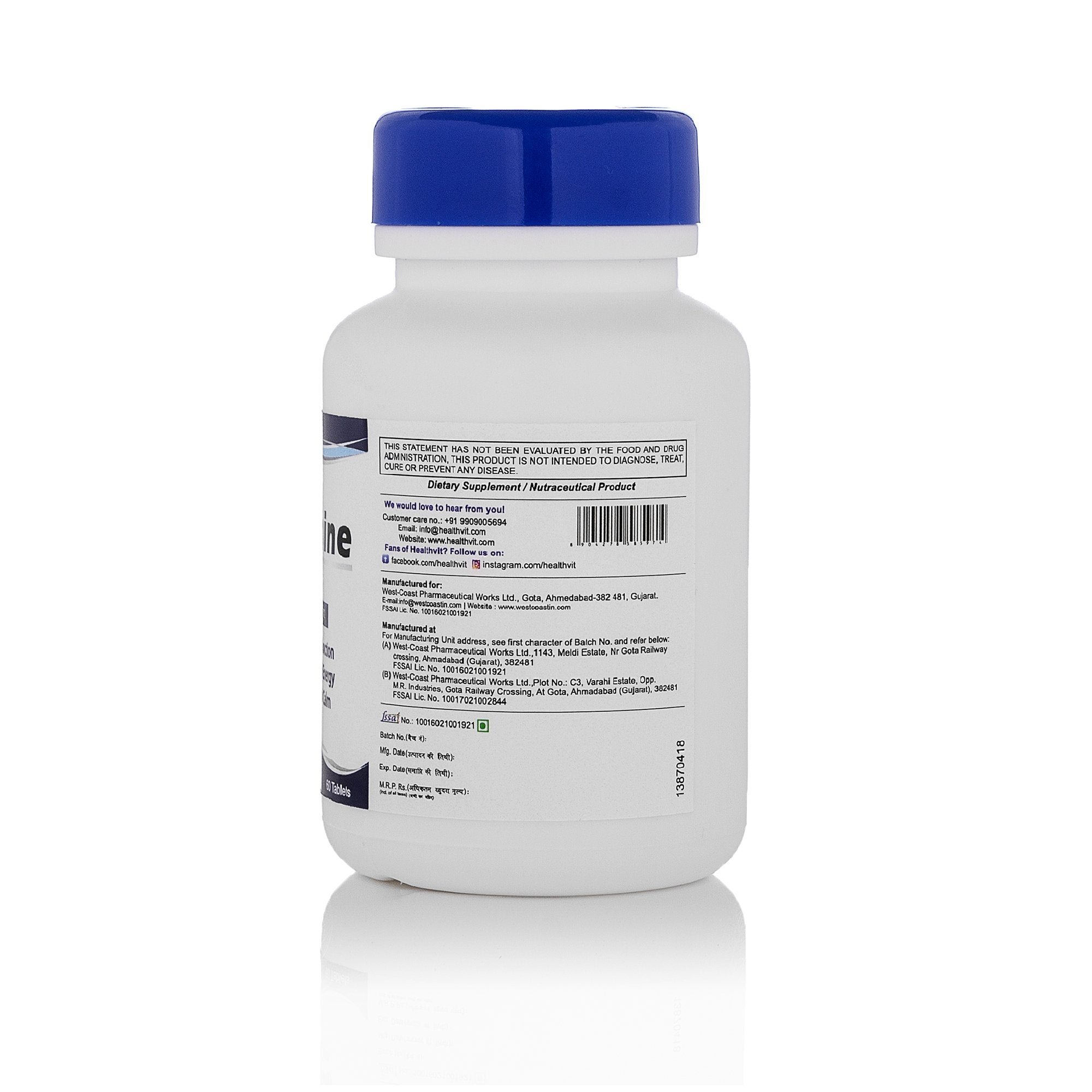 Healthvit L-Theanine - Relaxation aid for everyday use