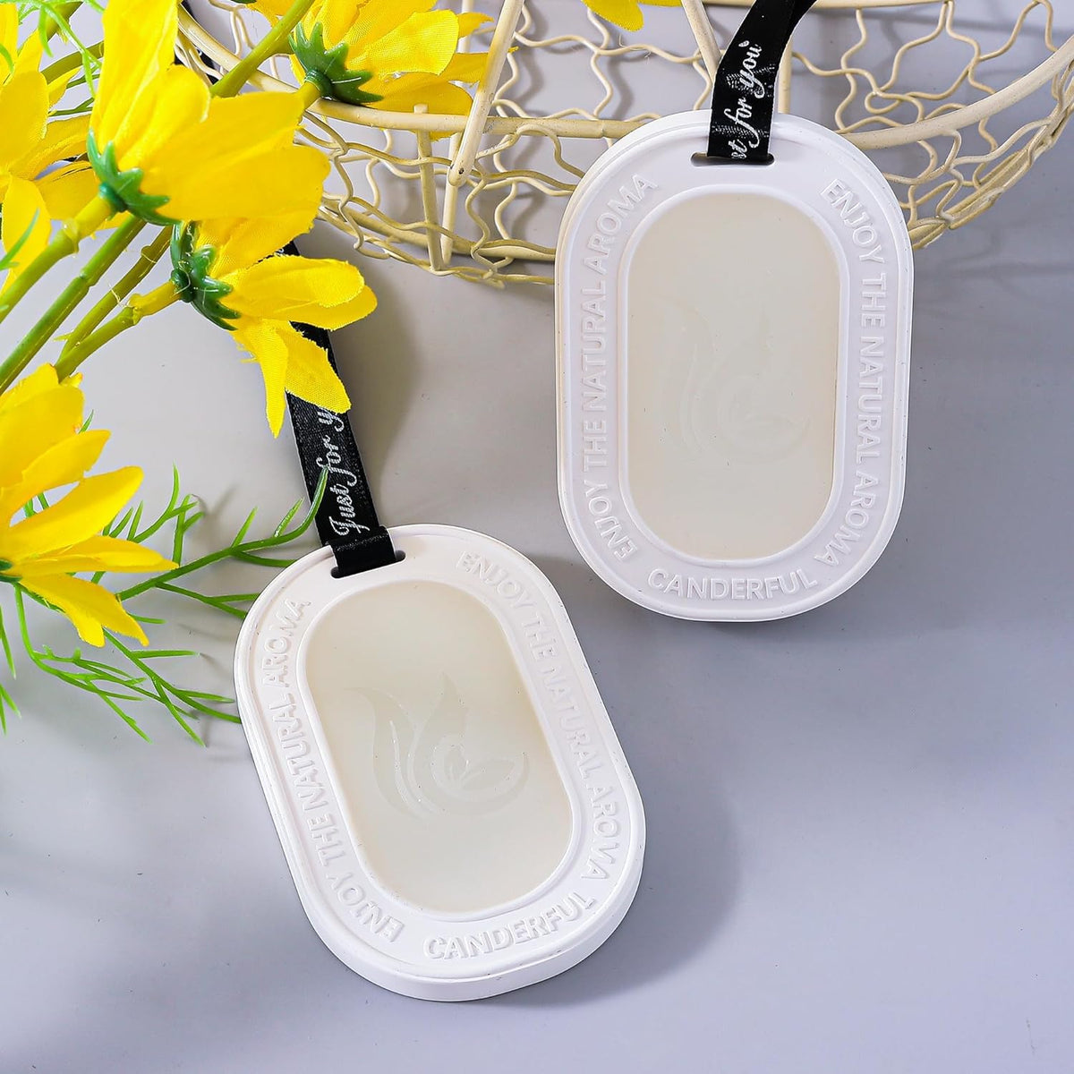 Homestic Wax Air Wardrobe Freshener | Pack of 2 | White- Cologne Fragrance | 45g Each -Lasts Up to 6 Months | Air Freshener for Home Drawer Closet Cars Wardrobe | Natural and Eco Friendly