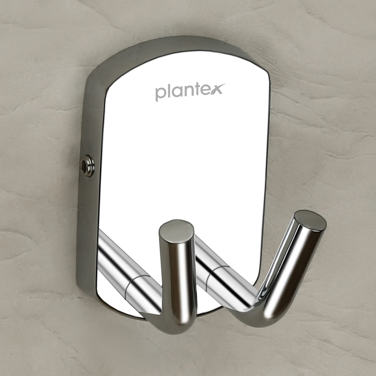 Plantex 304 Grade Stainless Steel Robe Hook/Cloth-Towel Hanger/Door Hanger-Hook/Bathroom Accessories - Pack of 1 (Chrome)