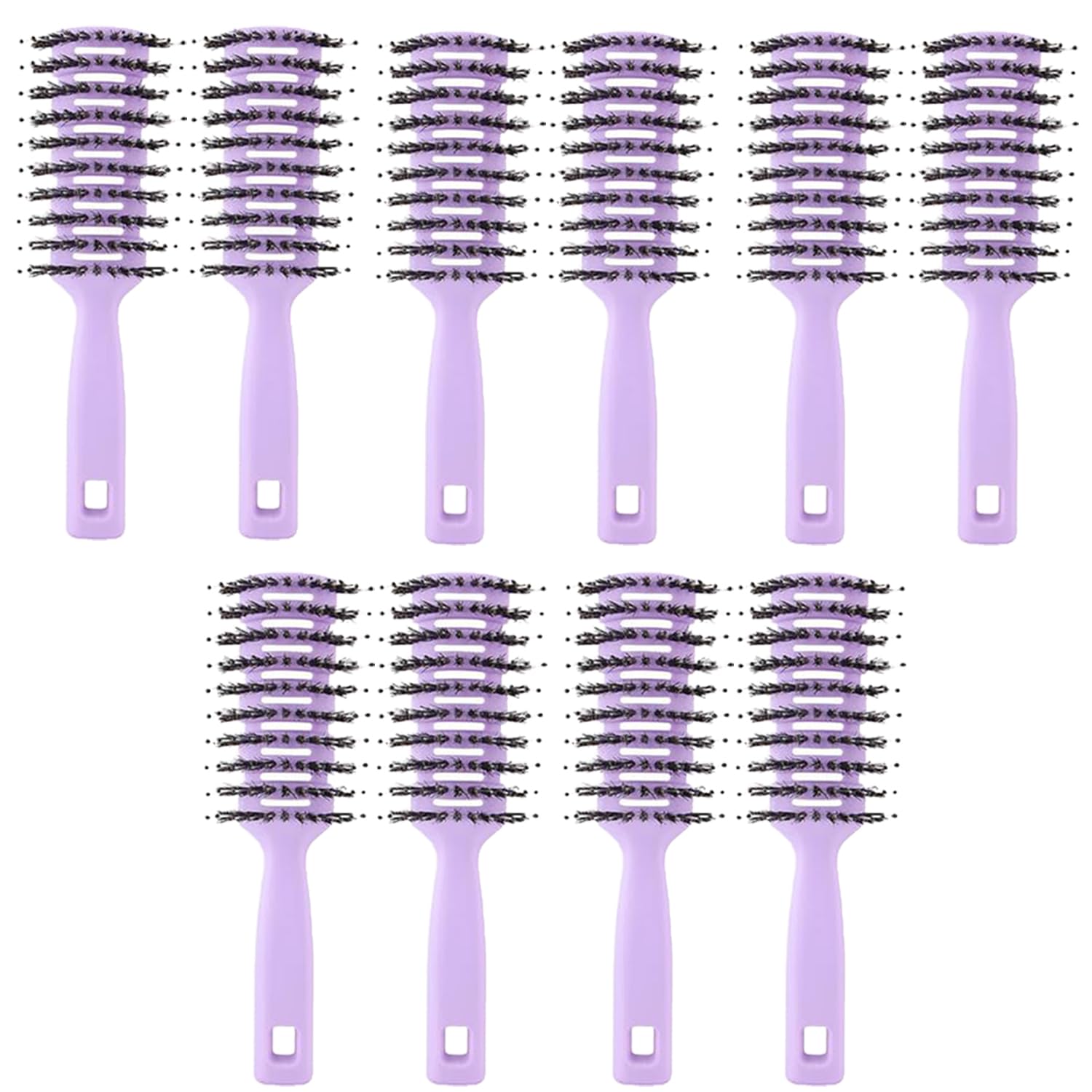 Kuber Industries Comfortable Grip Hair Brush - Travel Ready