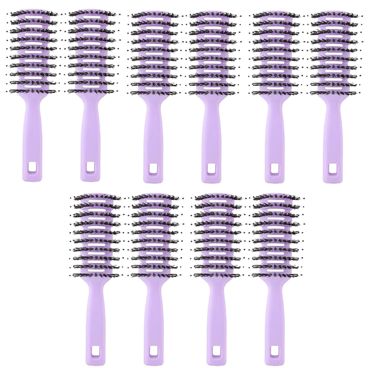 Kuber Industries Comfortable Grip Hair Brush - Travel Ready