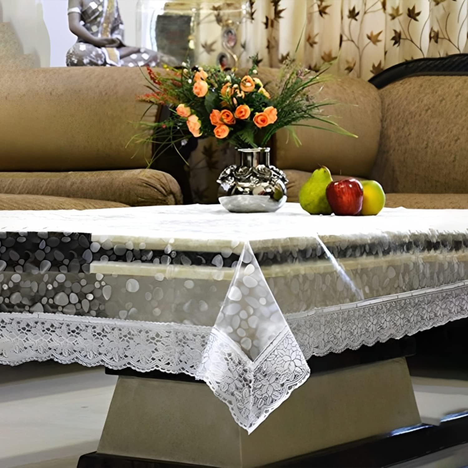 Kuber PVC Table Cover - Elegant dining setup