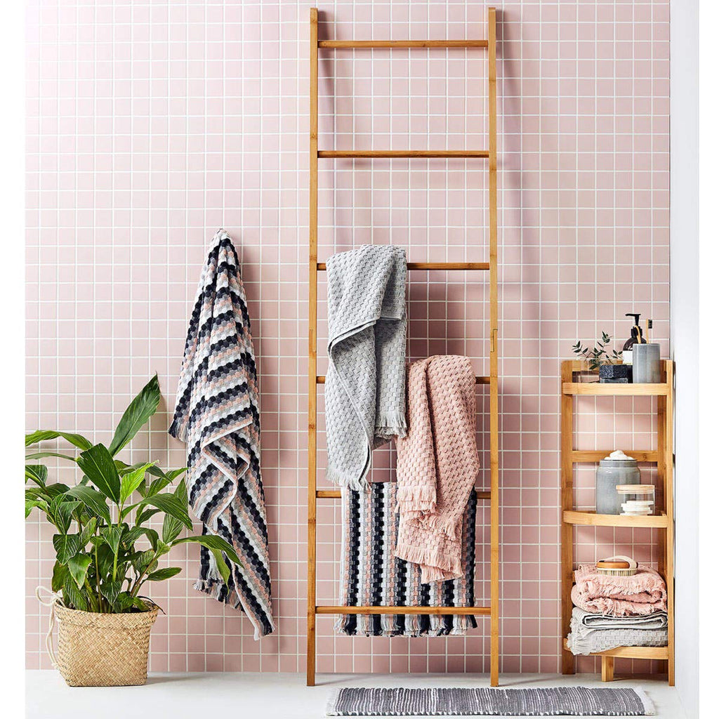 Anko Corner Tier 3 Shelf Bamboo Storage Rack Bathroom Organizer ...