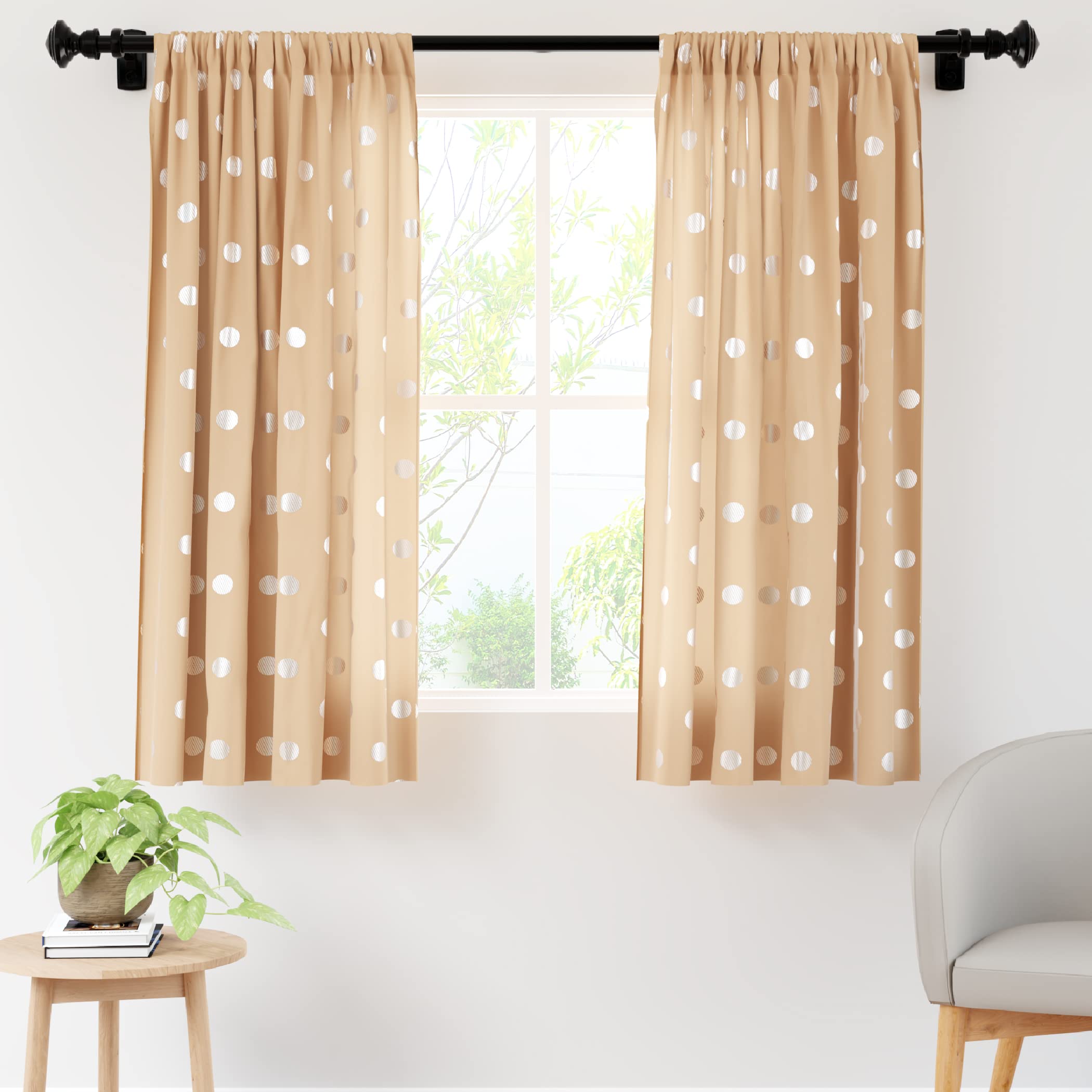 Encasa Lightweight Curtains - Guest Room Enhancement