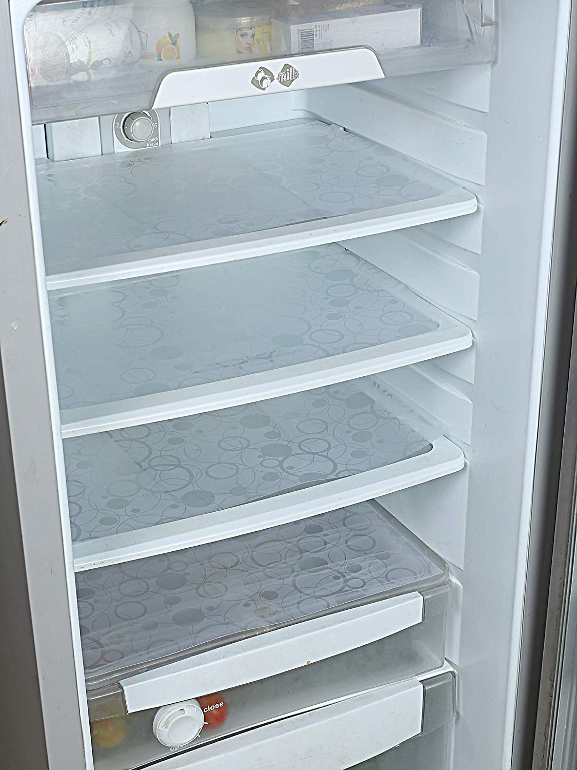 Heart Home fridge mat - Heart mat in white for fridges
