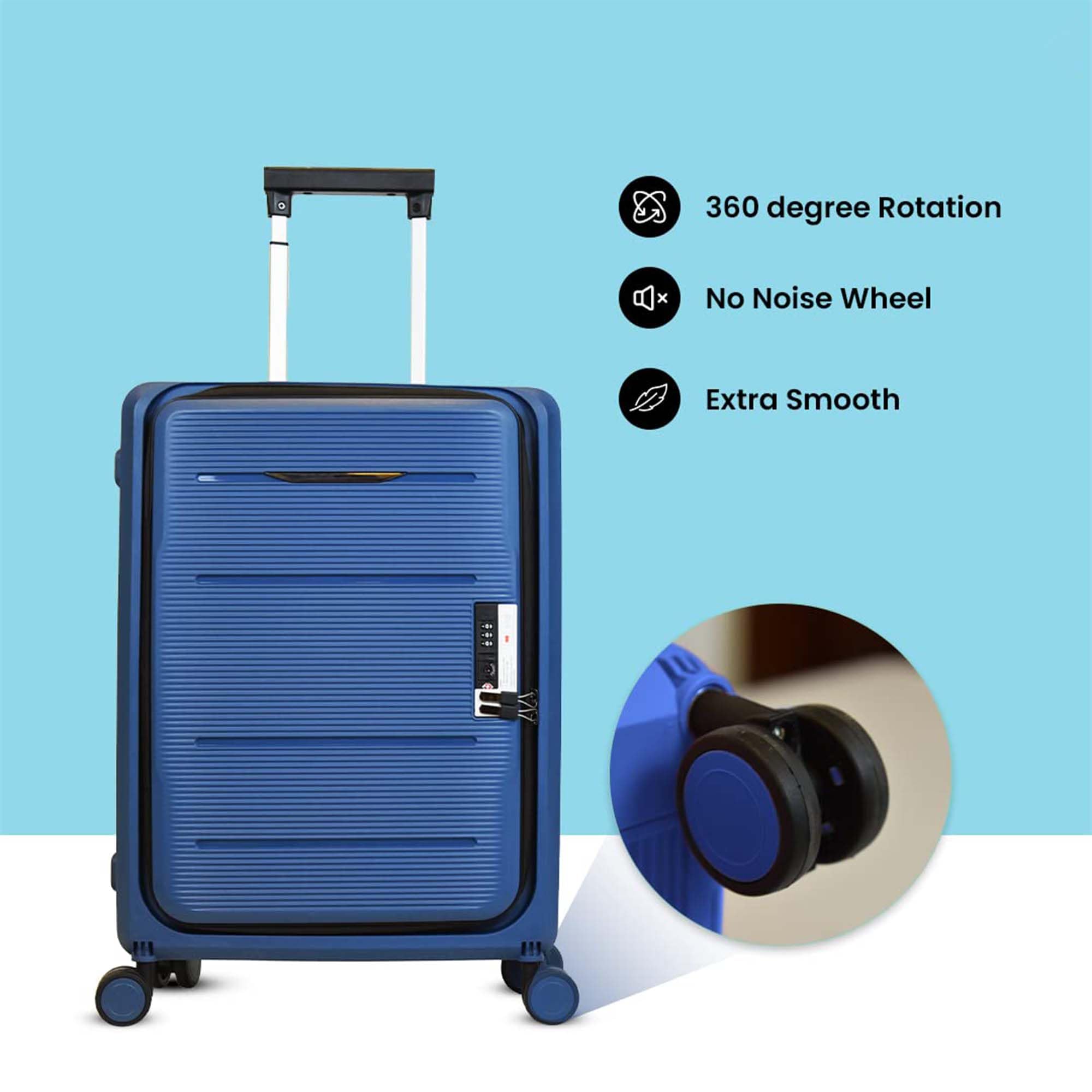 360 degree wheel luggage online