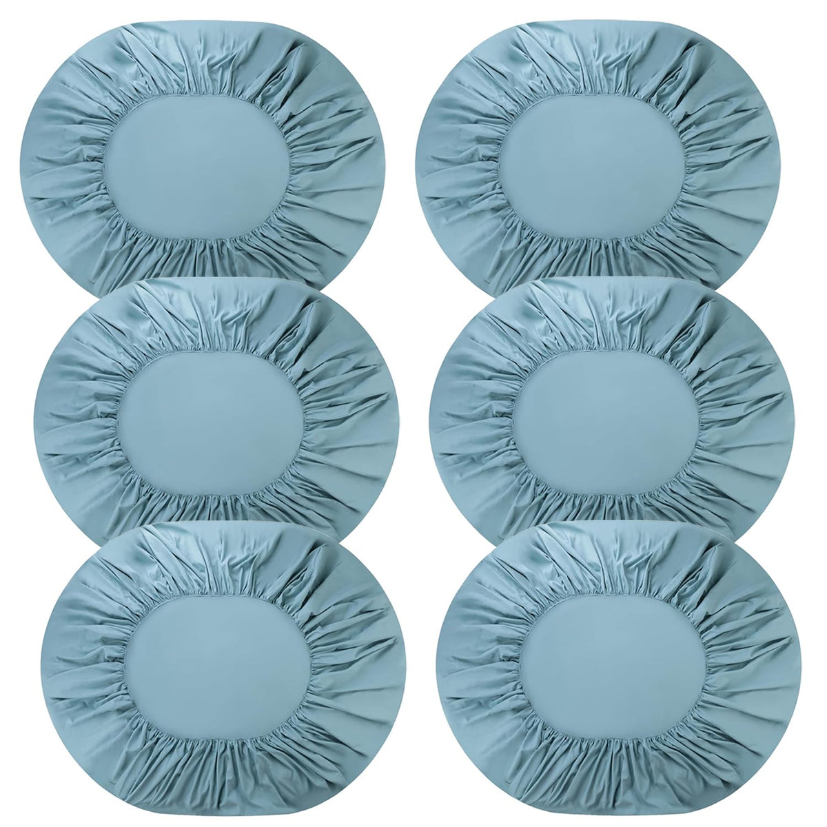 Kuber Industries Double Bed Mattress ProtectorBed Protecter With Elastic "180x200" CM-Pack of 6 (Dark Green)