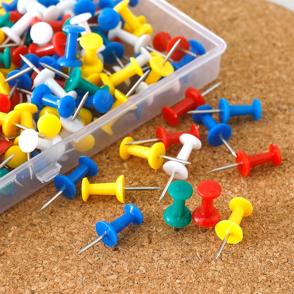 Action Board. Pin Kuber Industries Solid Color Push Pins Tacks|Heavy-Duty Notice Board P ...