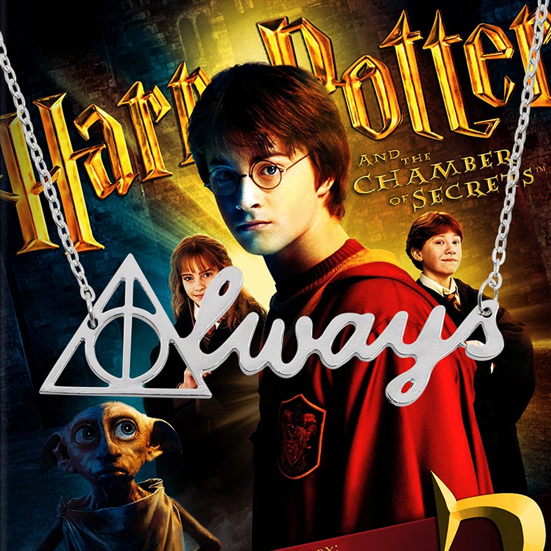 Yellow Chimes Harry Potter Locket - Perfect for fans