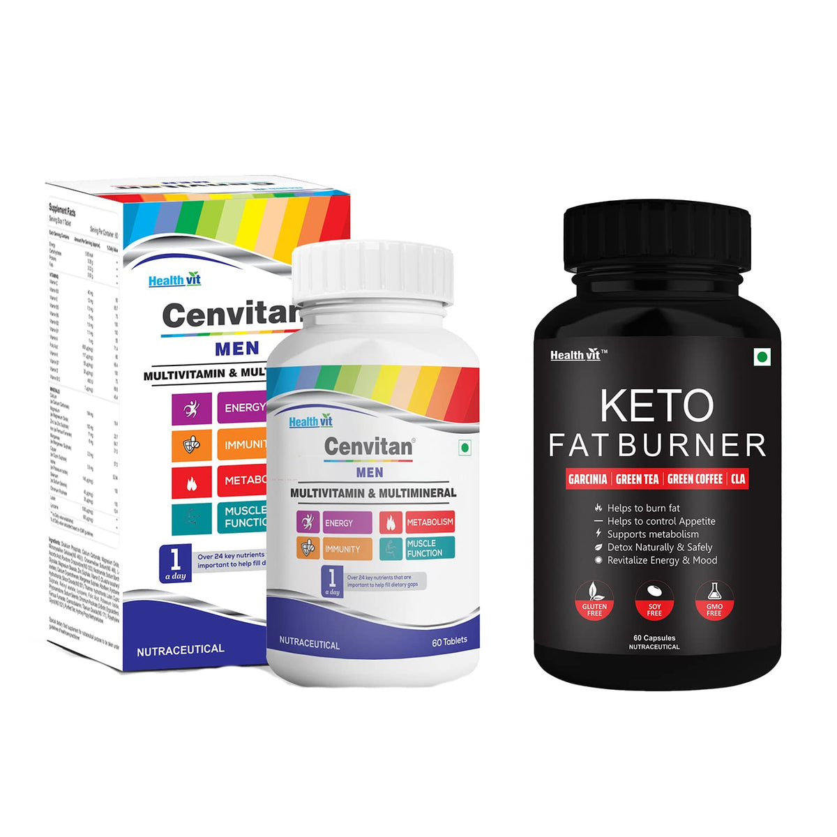 Healthvit Keto Fat Burner - Focus and Energy Enhancement