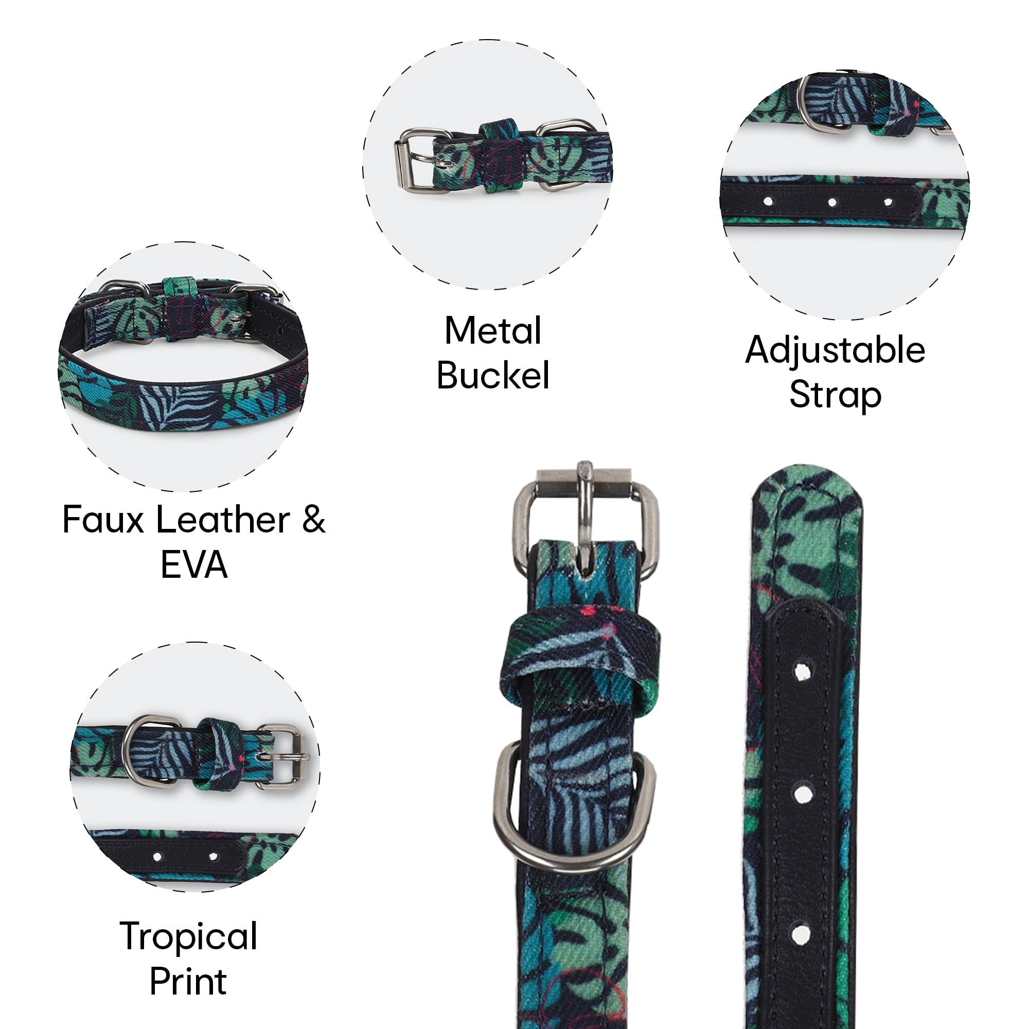 Anko Tropical Print Collar - Bright accessory for your pet