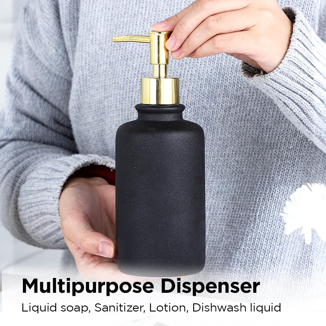 Kuber Industries ceramic dispenser - easy refills