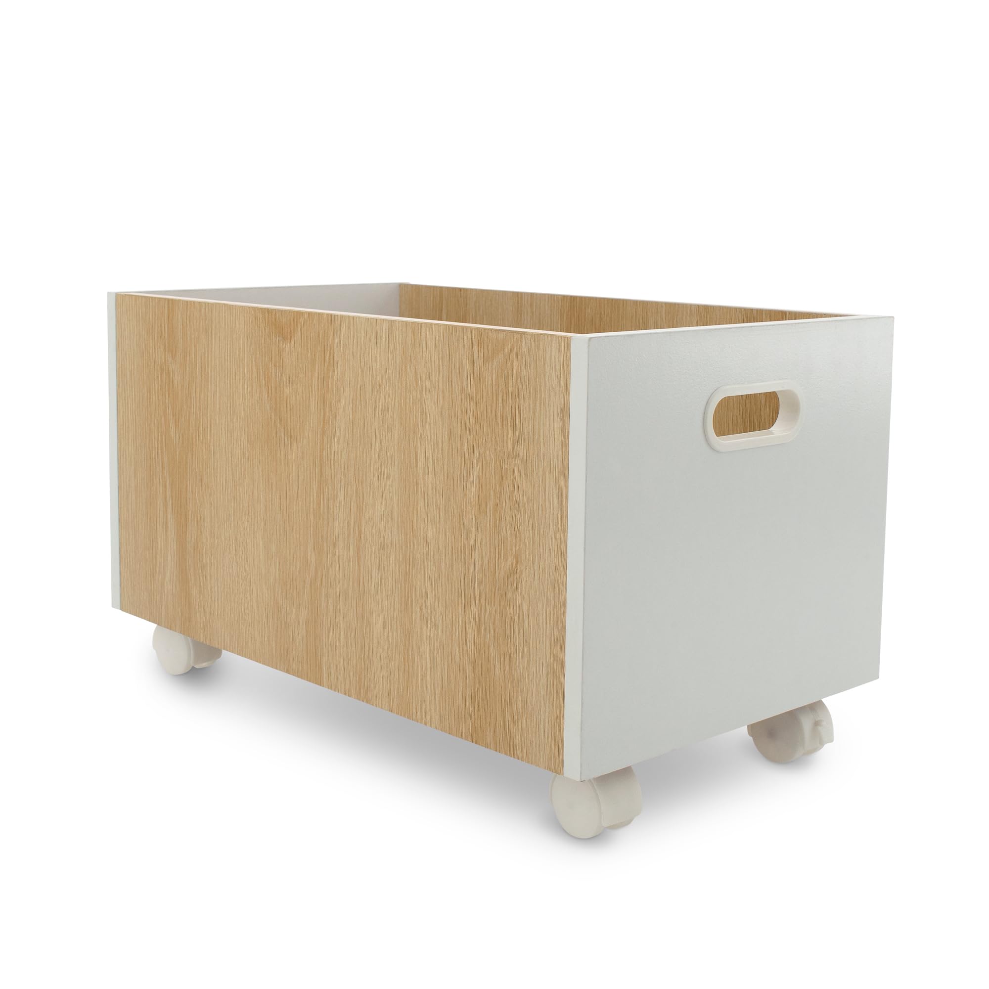 Rectangular Organiser Box Storage Box with Wheels | Rectangular Wooden Box | Organiser for ...