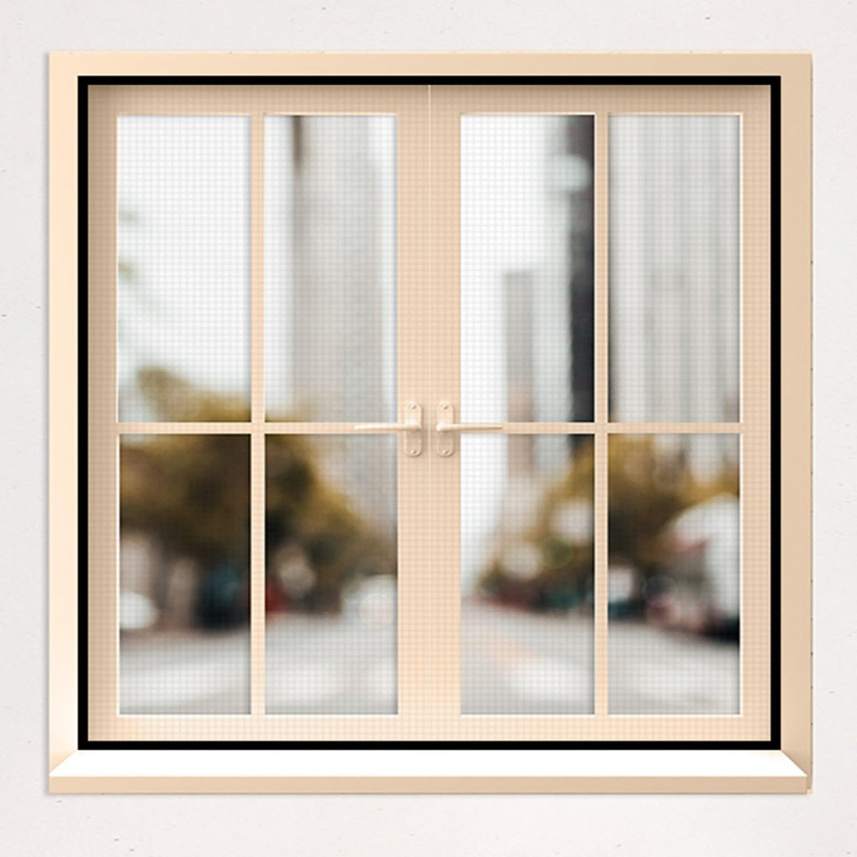 Classic Mosquito Net for Windows - Installed in bedroom