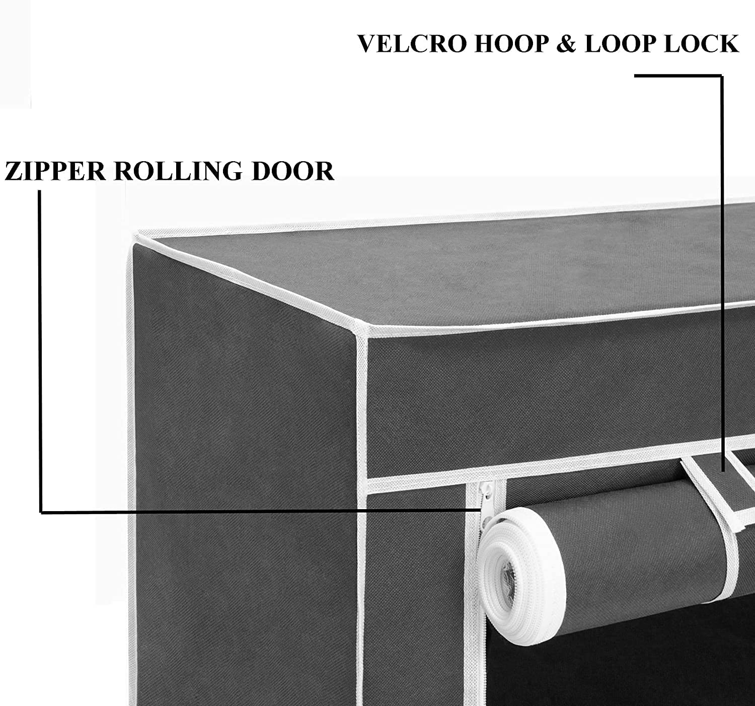 Kuber Industries collapsible wardrobe - bedroom organization